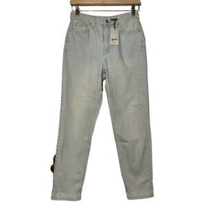 NWT Topshop Moto Mom High Waisted Denim size US 4